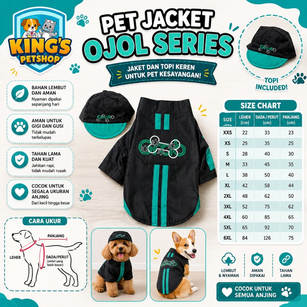 PET JACKET OJOL SERIES - KOSTUM ANABUL OJOL