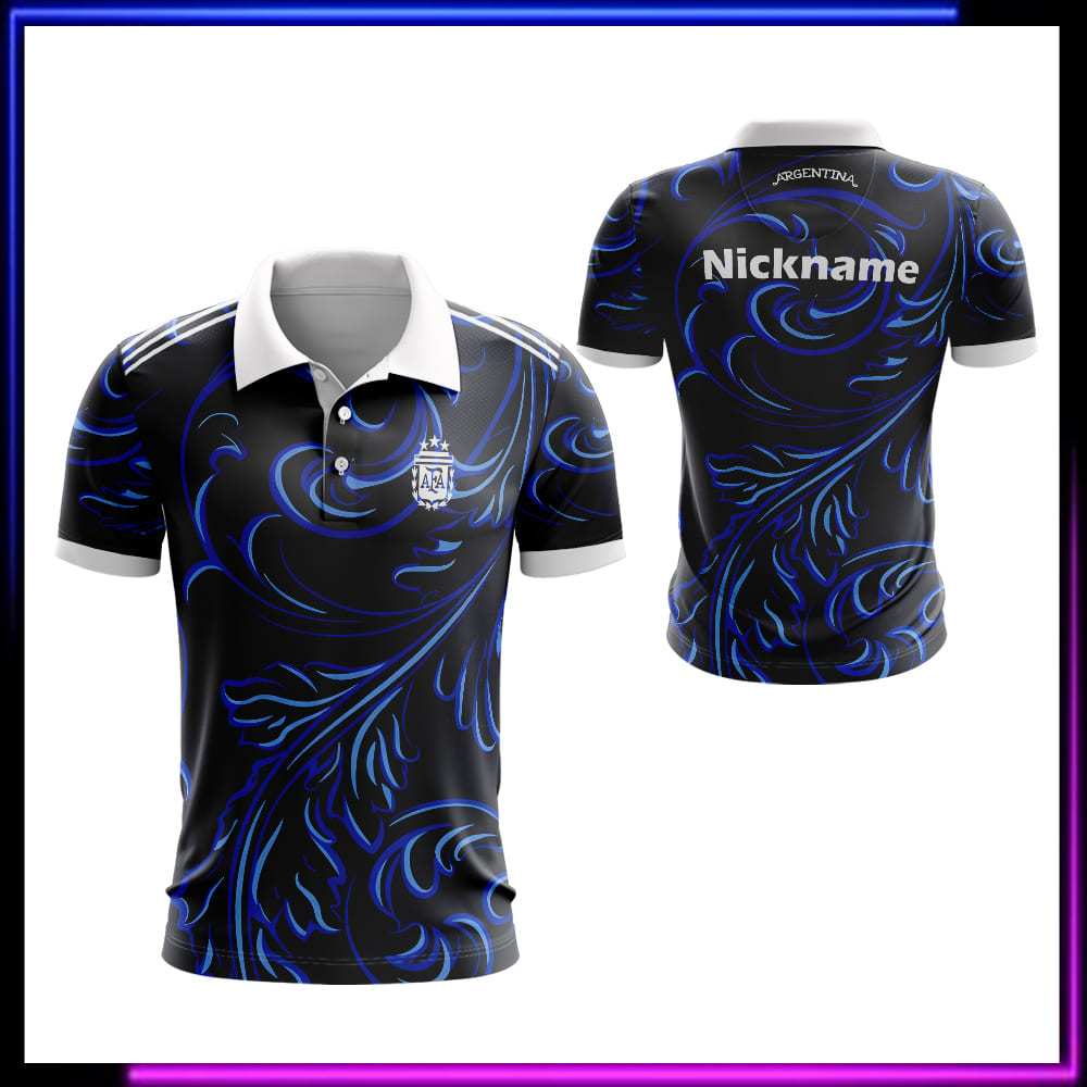 Kaos Polo Argentina / Baju Bola Argentina / Jersey Timnas Argentina