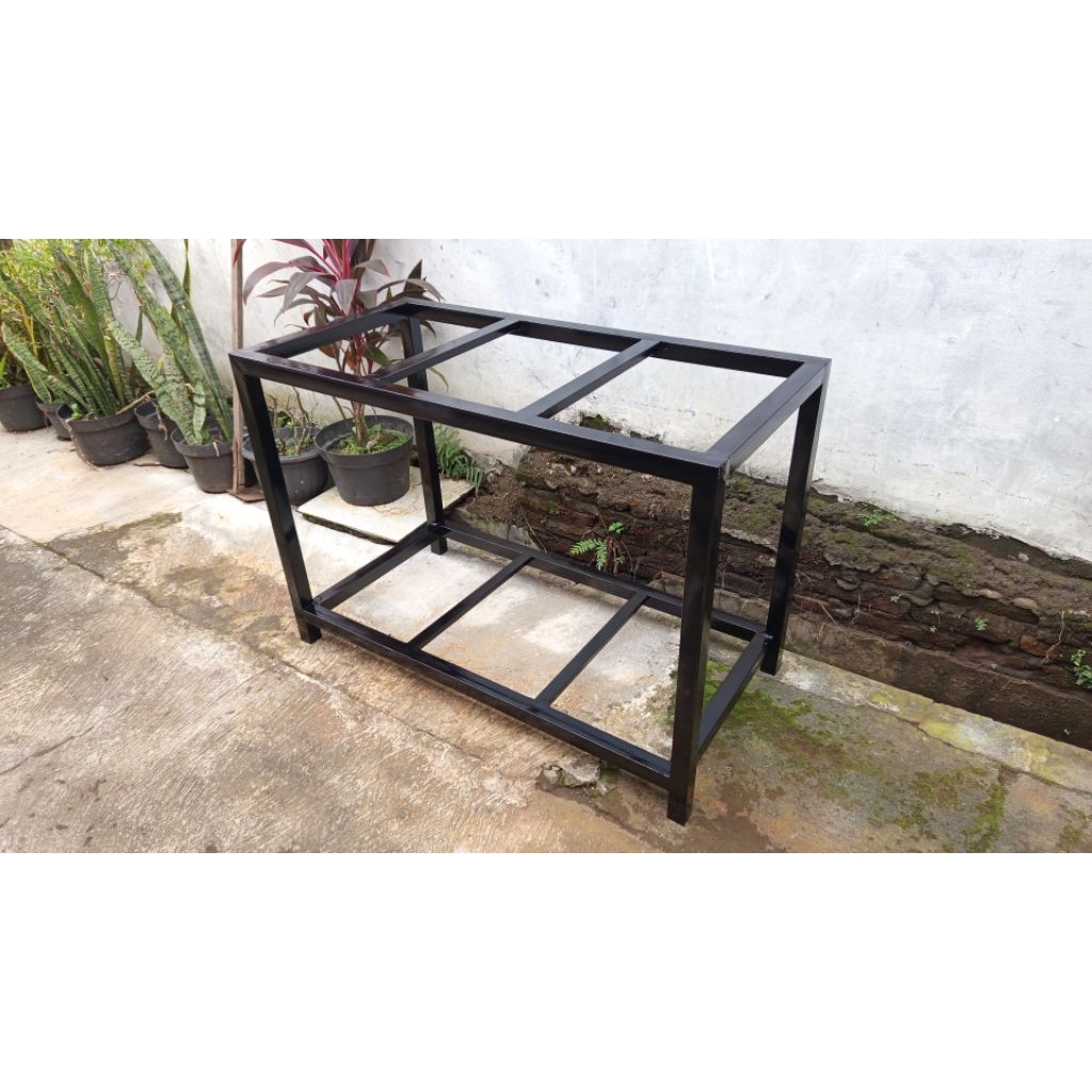rak aquarium.rak besi hollow 120x50x70