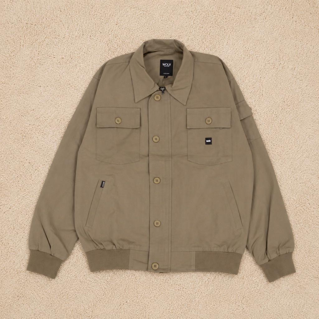WOLV ORIGINAL Jacket Vintage Aero Flight - Jacket Vintage Pilot Pria