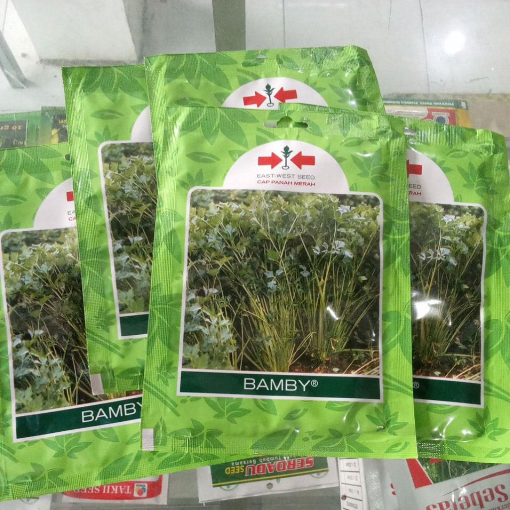 Benih Seledri Panah Merah BAMBY bibit seledri bamby isi 10000 biji