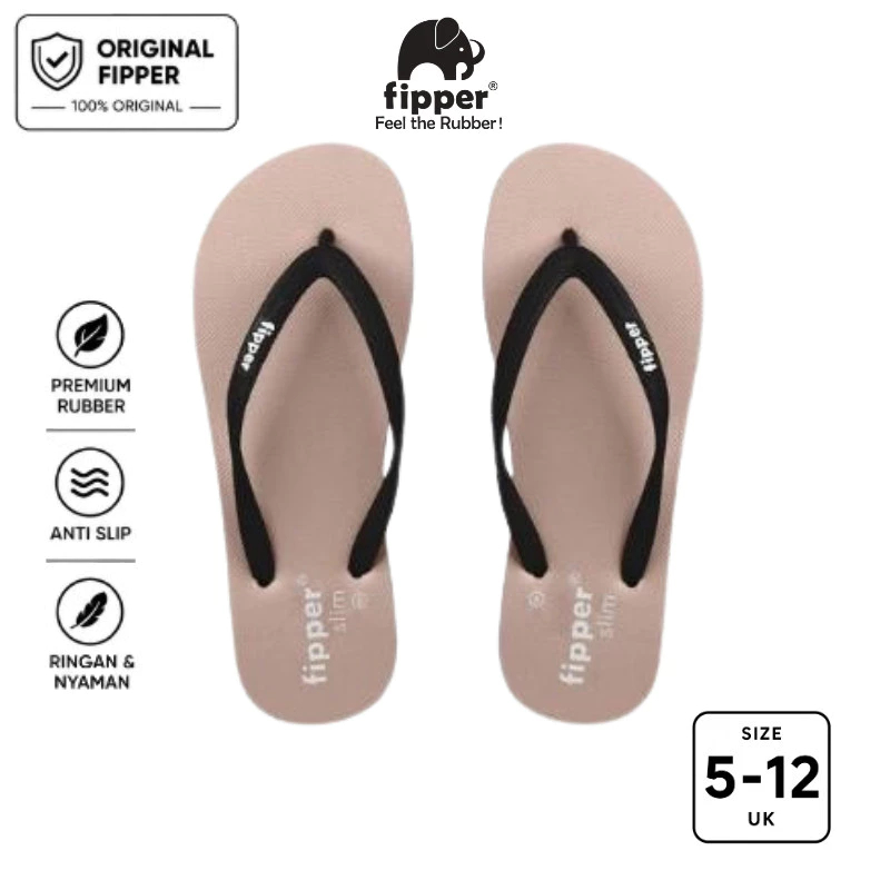 Fipper - Slim Beige  Black