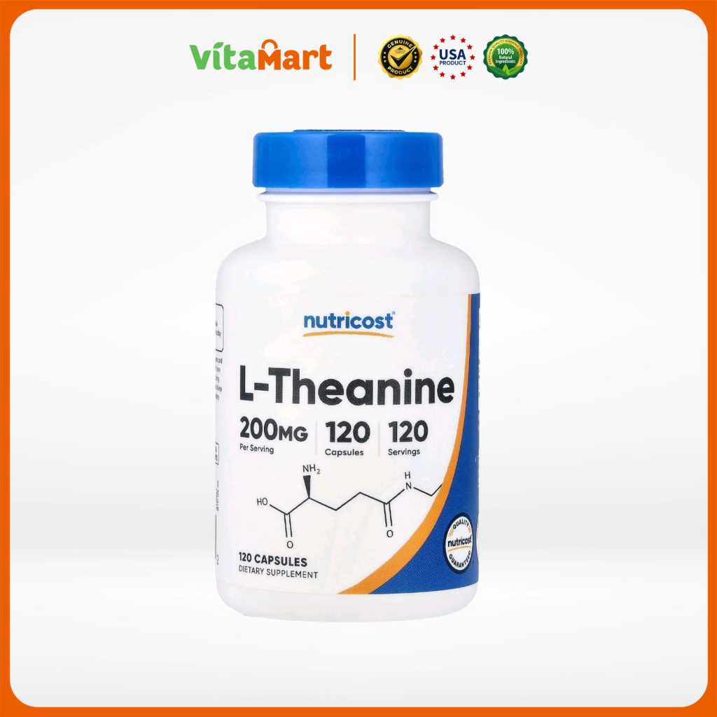 Nutricost L- Theanine 200mg 120 Capsules