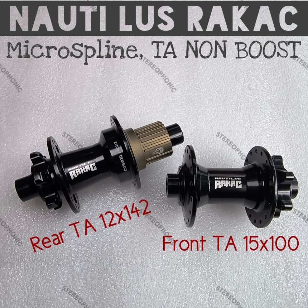 Hubset 32H Microspline NAUTILUS RAKAC Ratchet Technology Non Boost Hubset NAUTILUS Microspline 32H F