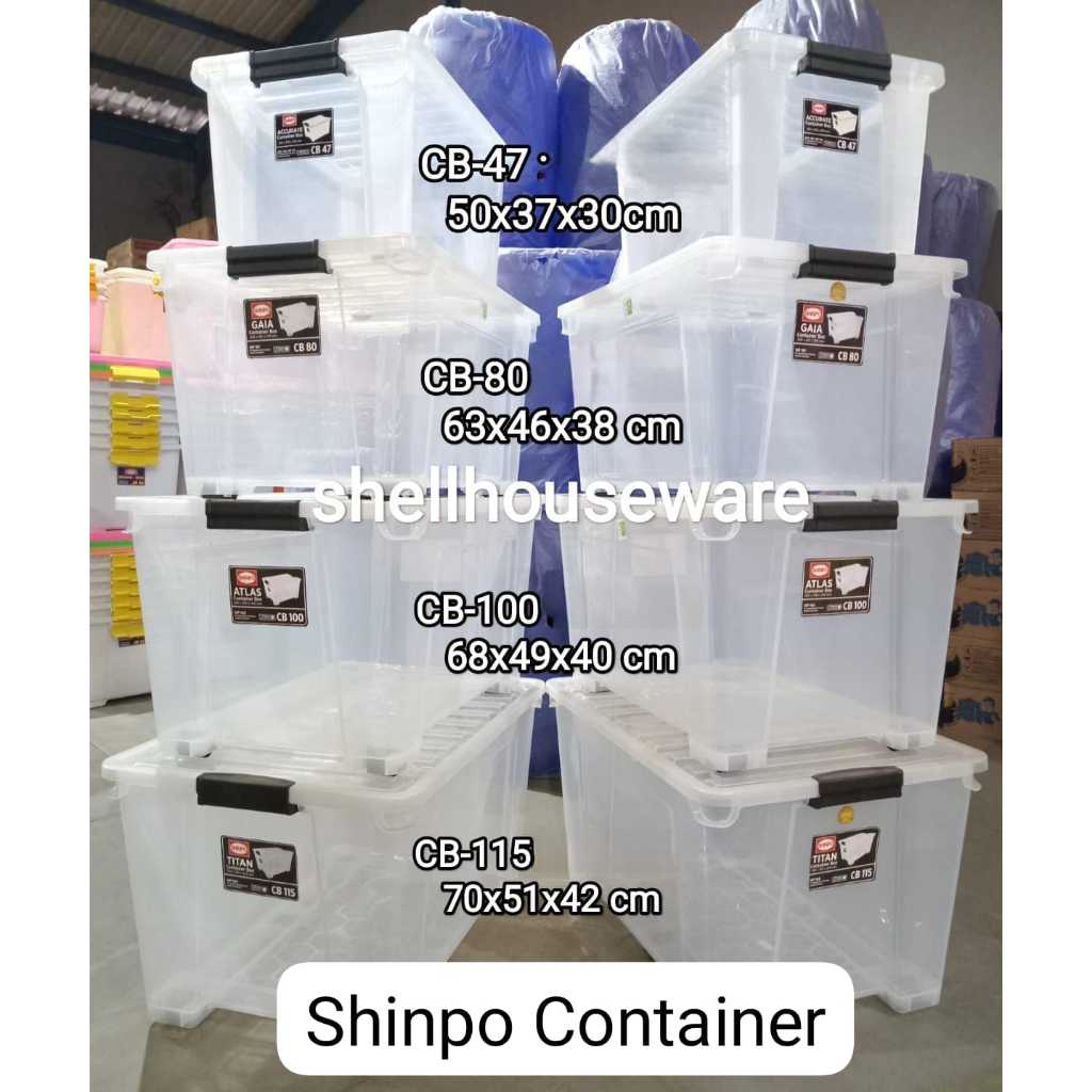 *KHUSUS BATAM* SHINPO CONTAINER BOX SIP CONTAINER BOX CONTAINER BOX BENING CONTAINER BOX TRANSPARAN