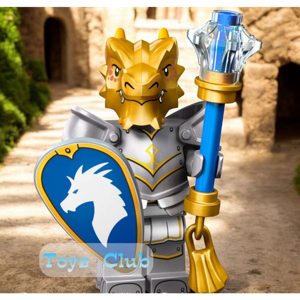 LEGO Minifigures Series 71047 Dungeons & Dragons - Dragonborn Paladin Minifigure Seri No 4 Set Movie