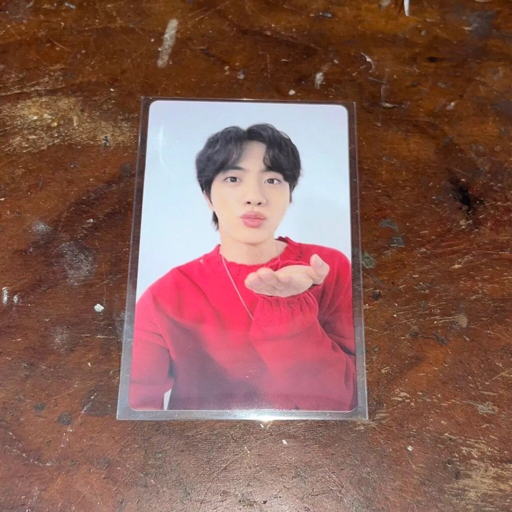 PHOTOCARD JIN BTS JPFC JAPAN DOUBLE SIDE PHOTOCARD SEOKJIN BTS JAPAN FANCLUB