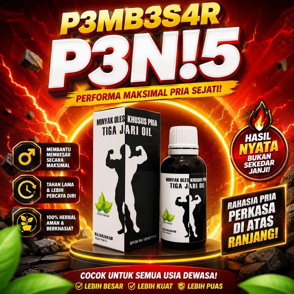 HERBAL - DAUN BUNGKUS Minyak Oles Herbal Papua Memperbesar Pria 30ML BPOM Halal