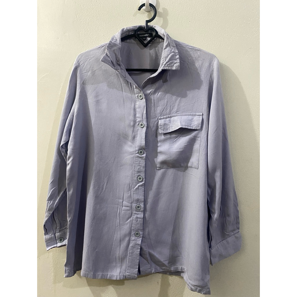Preloved Kemeja hardware Lengan panjang size s baju atasan wanita good condition