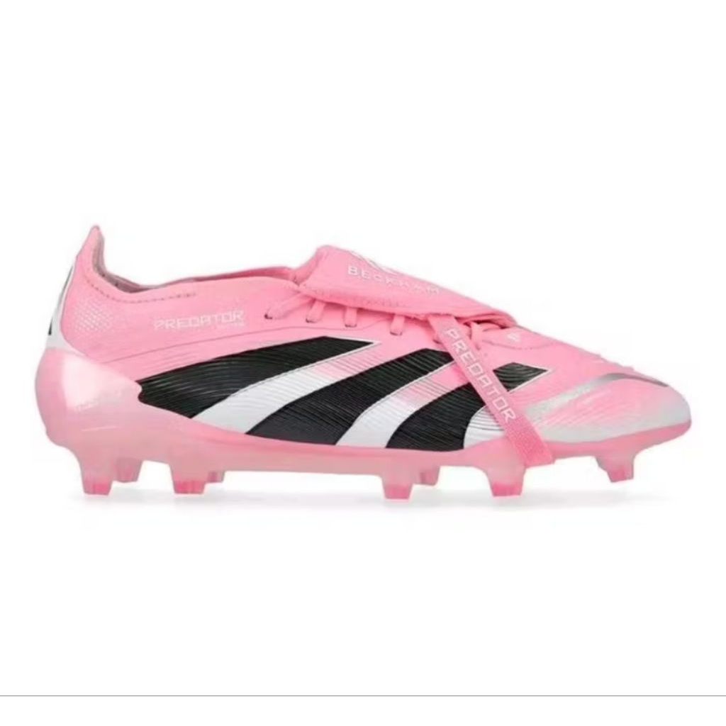 Sepatu Bola Predator Elite Fold-over Tongue FG David Beckham - Beam Pink/Core Black/Footwear White O