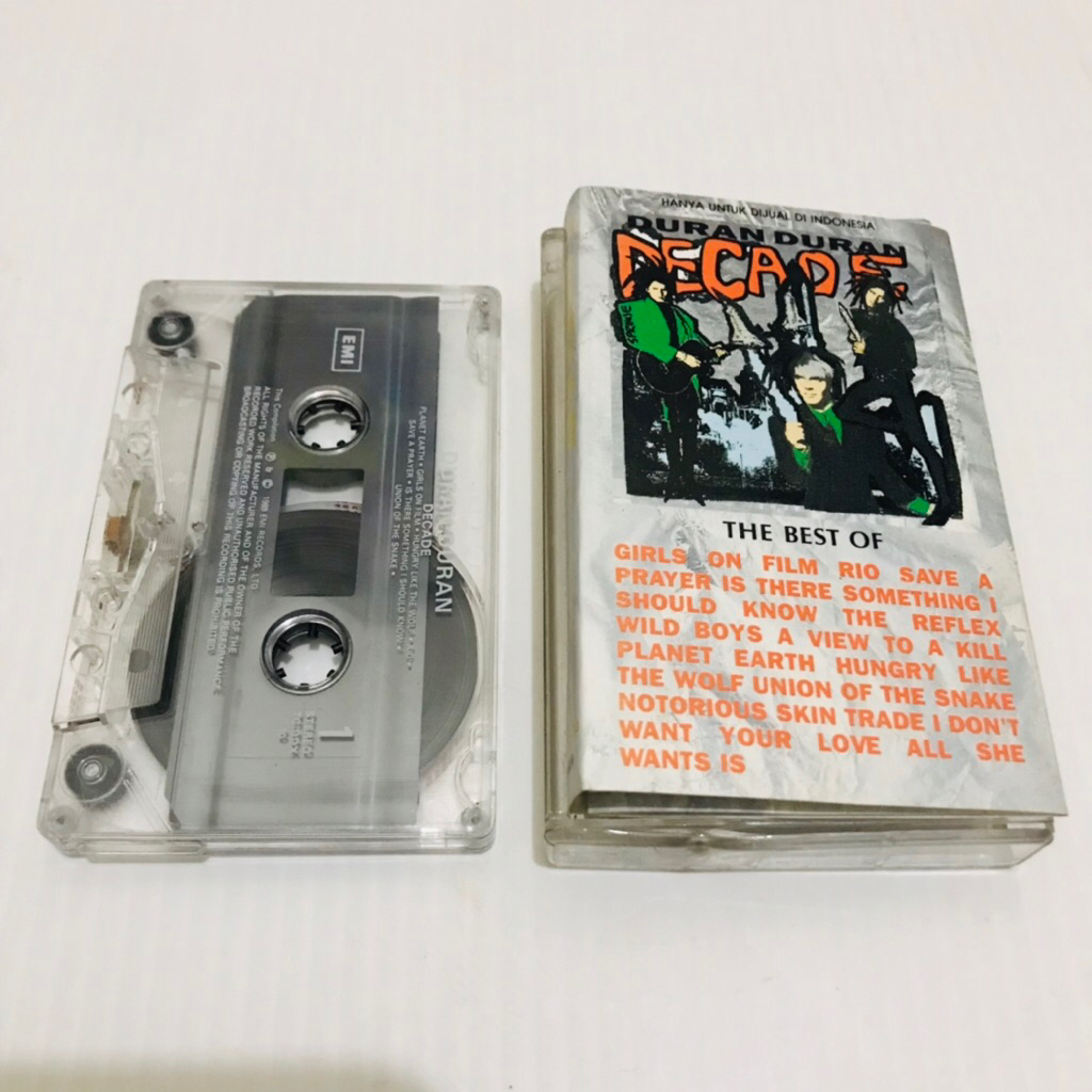 Kaset Pita DURAN DURAN - Decade - Kaset Pita Original