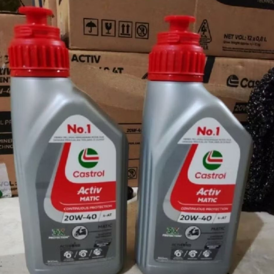 Castrol Activ Matic 20/40 0.8 Asli Oli Castrol Matic OLi Castrol Asli