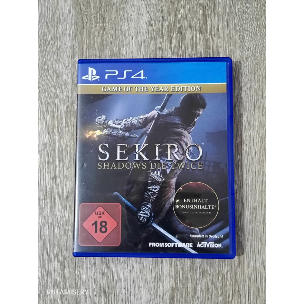 SEKIRO kaset bd ps4 shadow die twice
