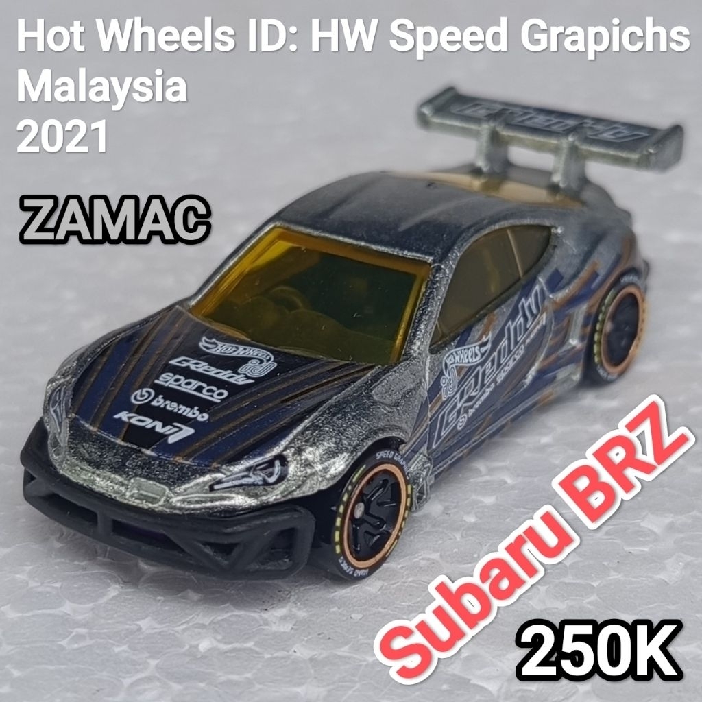 Hot Wheels ID HW Speed Grapichs Subaru BRZ ZAMAC Loose