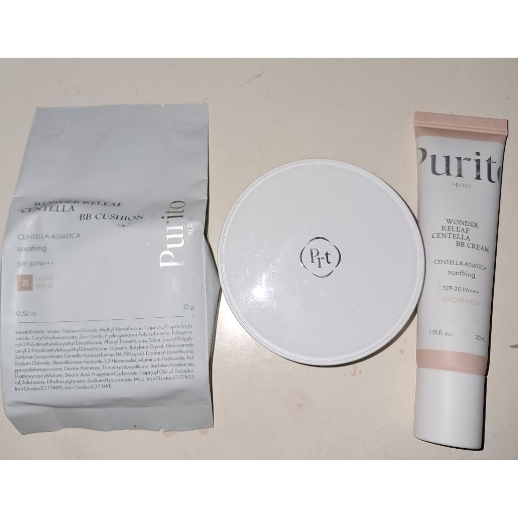 Purito BB cream dan Purito BB cushion