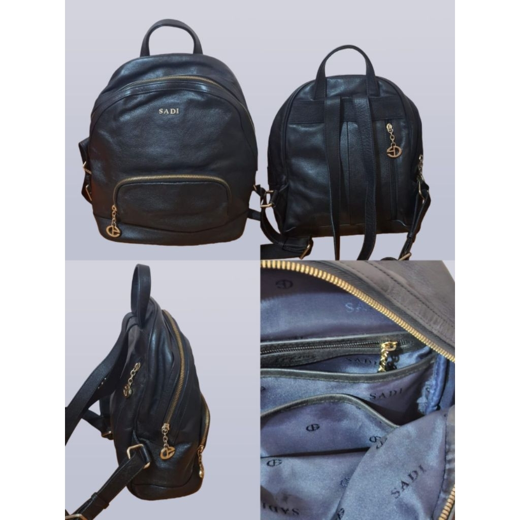 preloved Ransel kulit asli