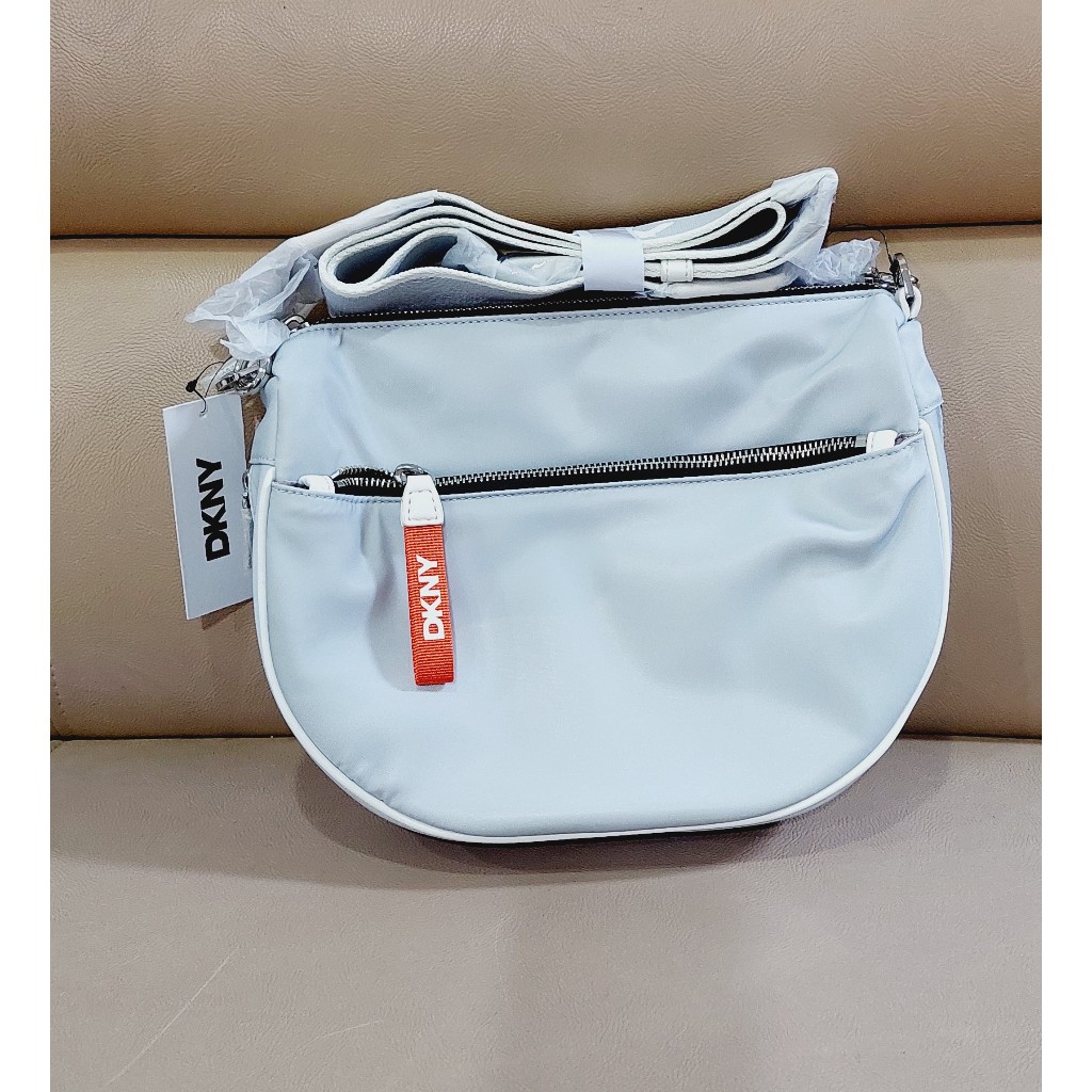 DKNY tas travel unisex original nylon marshmallow/misty