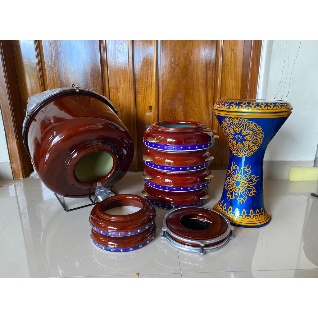 hadroh rebana 1set original produk jepara