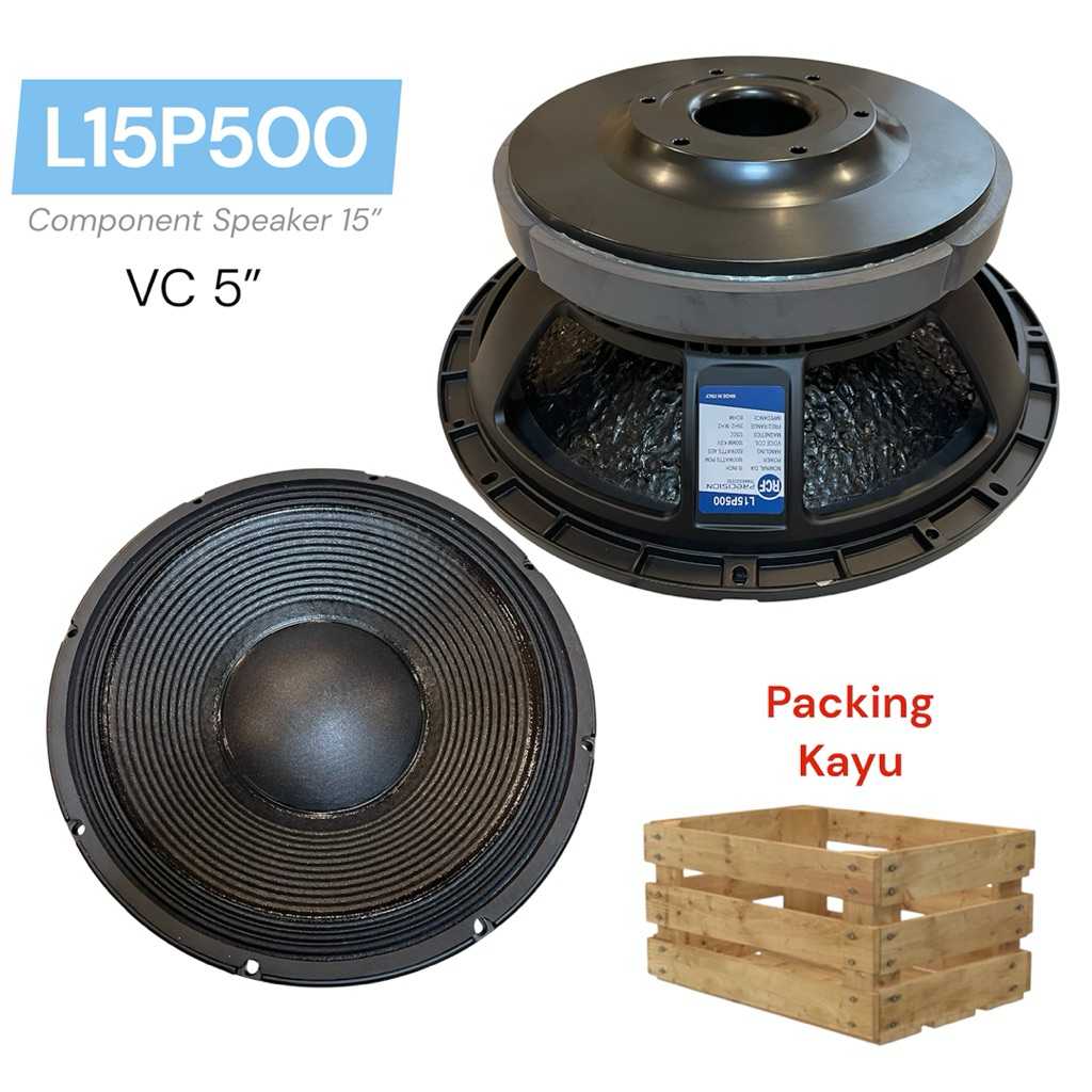 komponen speaker L-15P500 15” VC 5 in rcf speaker component