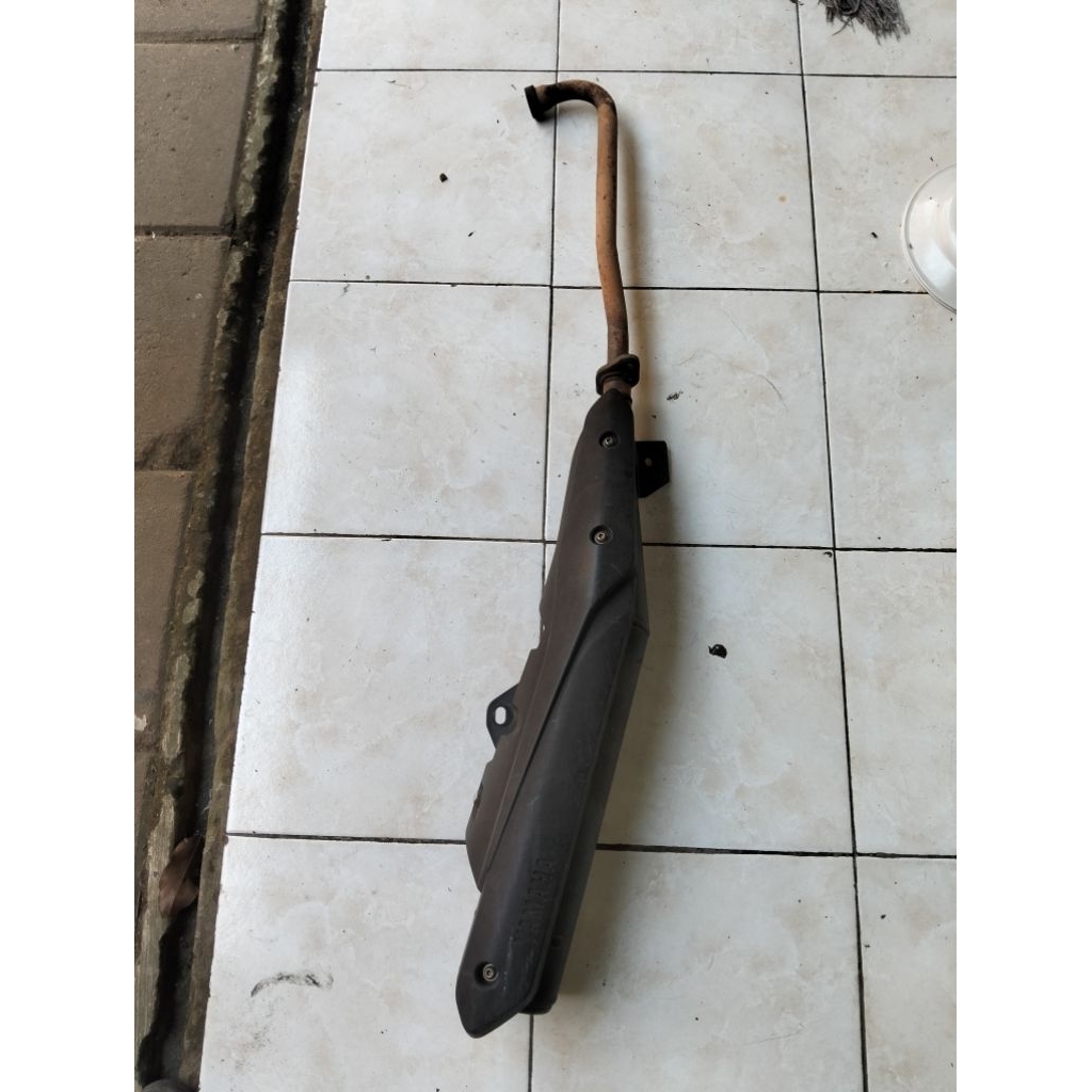 knalpot Vega force fi original copotan kode 1FD. knalpot Vega force fi asli second