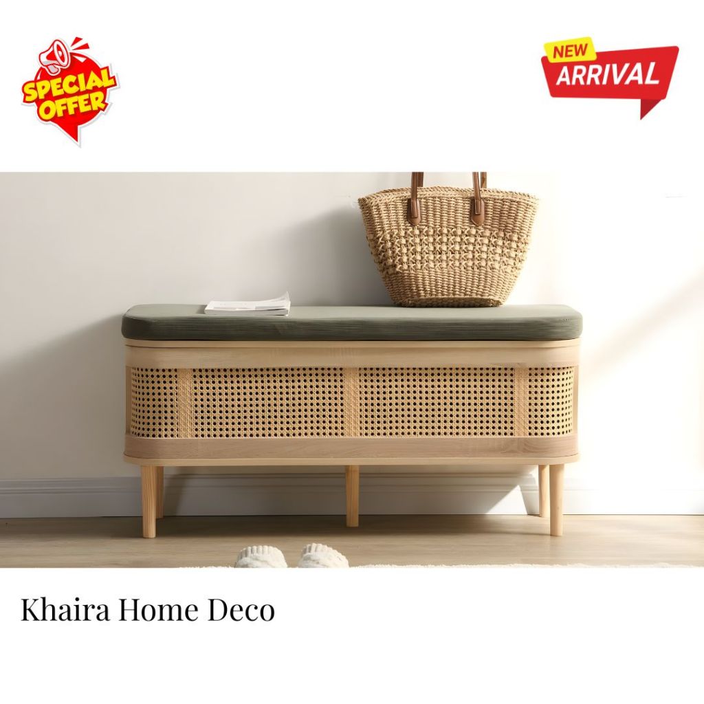 Stool Bench Rotan