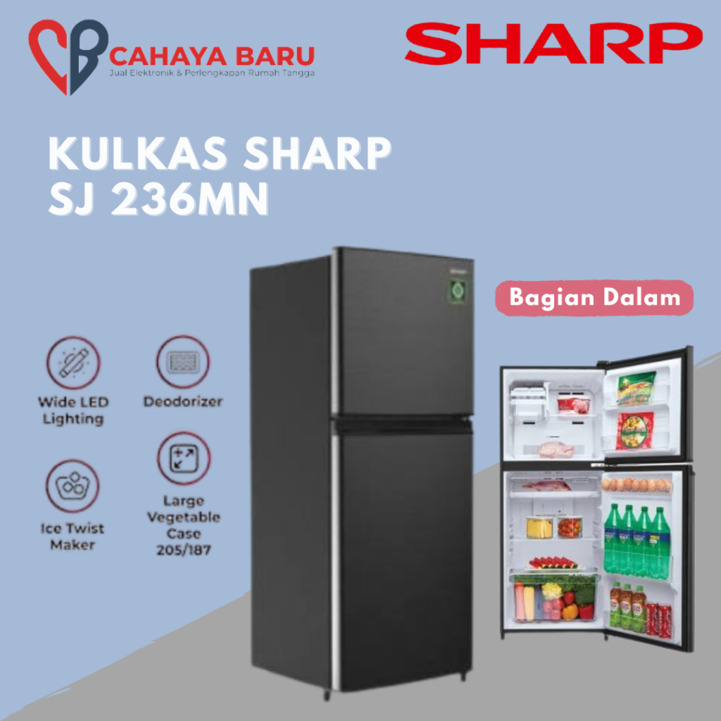 KULKAS SHARP SJ 236MN