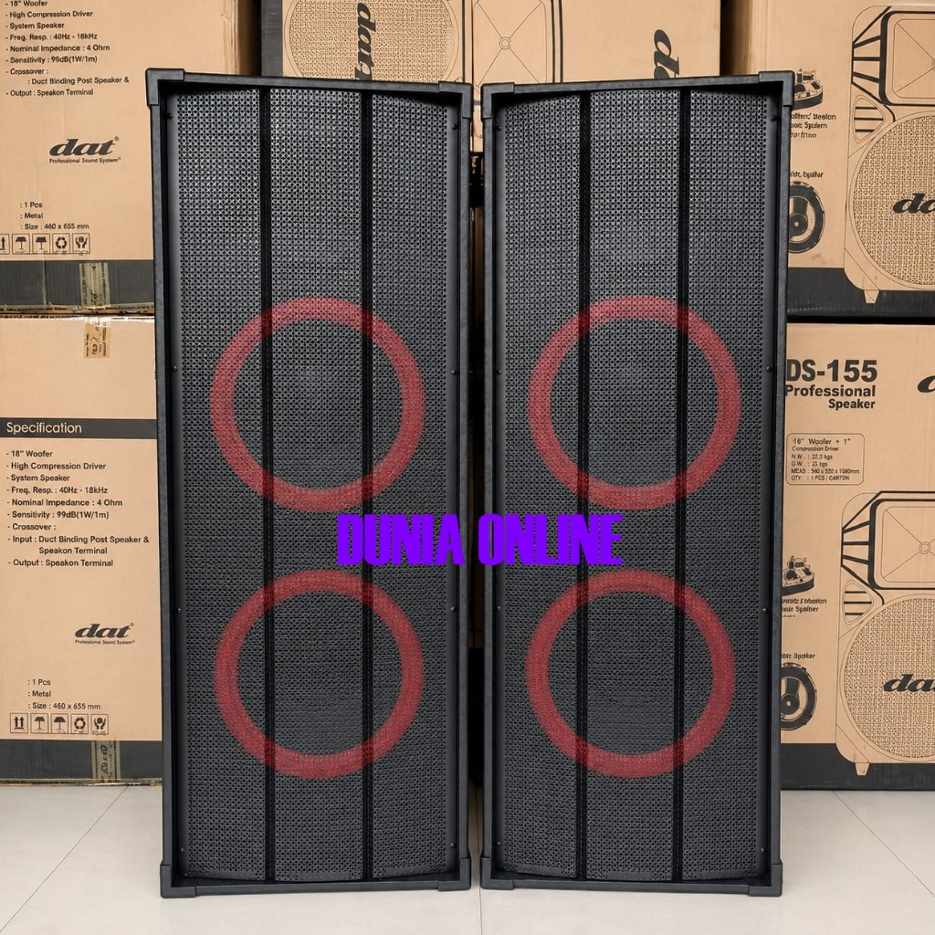 speaker pasif dat 12inch PRO 212 FULL RANGE woofer original harga 2buah
