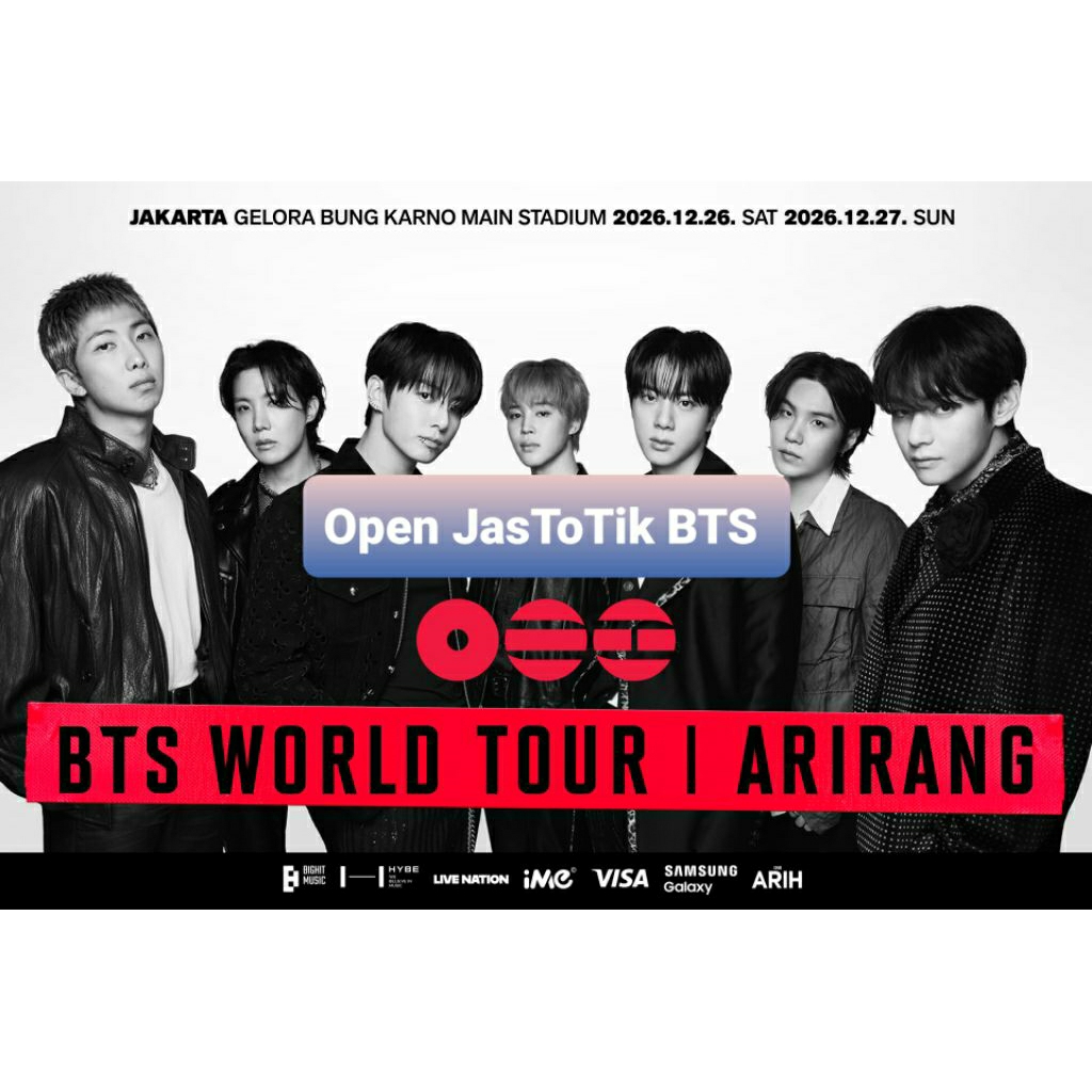 Open JasToTik (Jasa Tukar Tiket) Konser BTS