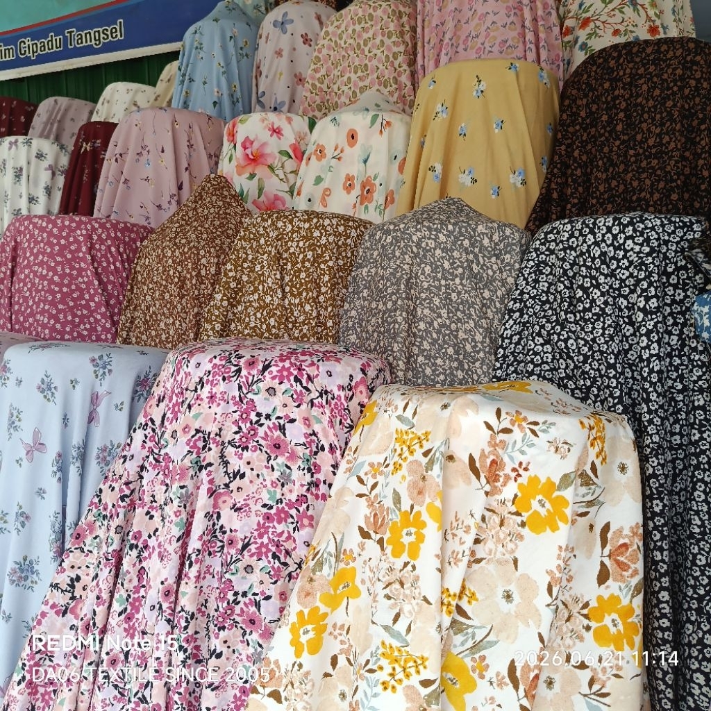 HARGA/0,5 M | BAHAN RAYON VISCOSE PREMIUM | KAIN RAYON MOTIF | KATUN RAYON MOTIF | KAIN RAYON UNIQLO