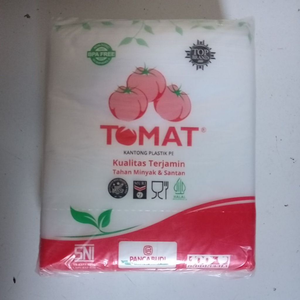 Plastik PE Tomat 13 x 30 kualitas terjamin - Tahan minyak, Santan