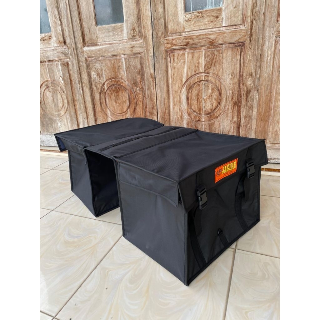 TAS OBROK SRANDUL TAS KURIR JAGUAR WARNA HITAM JUMBO