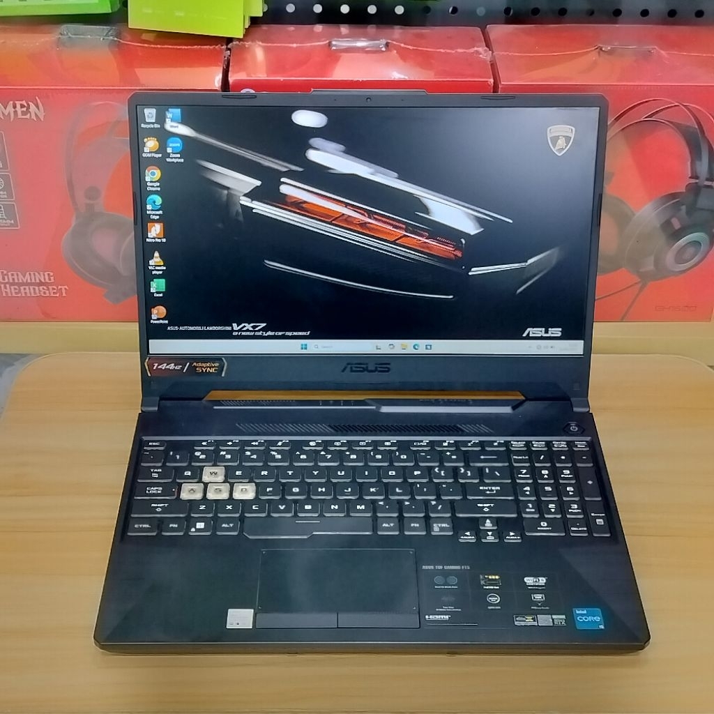 Laptop Gaming Asus TUF F15 FX506HC i5-11400H RAM 16GB SSD RTX 3050 Mulus