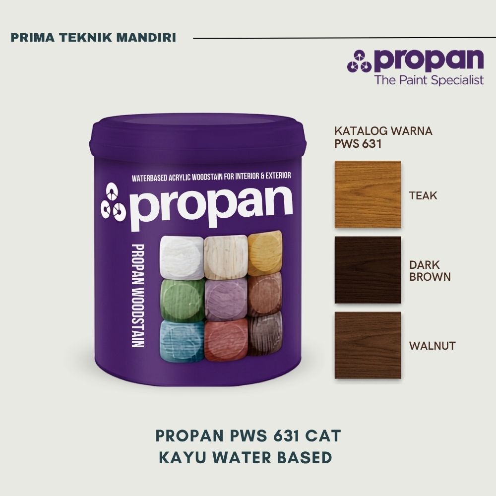 PROPAN PWS 631 CAT KAYU WATER BASED TEAK/DARK BROWN/WALNUT 1 KG