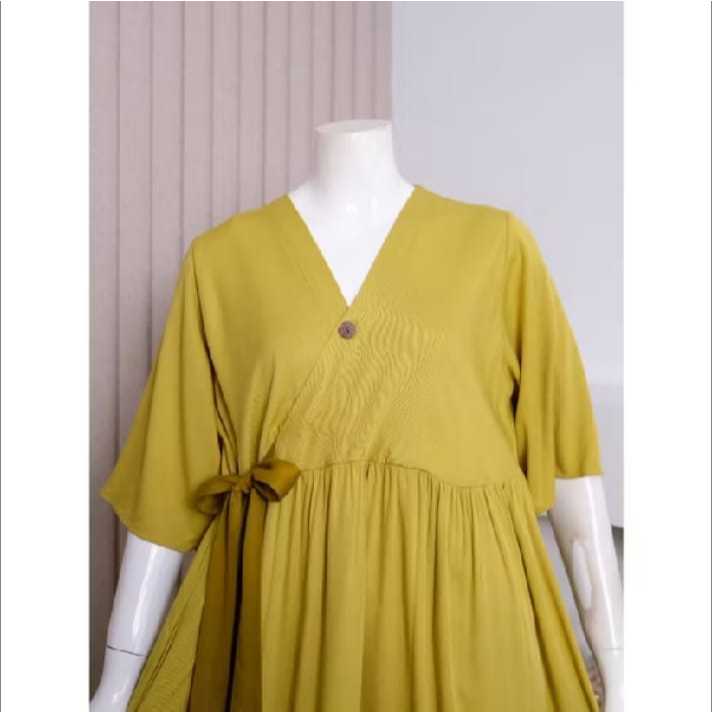 Daster.Chic | (Kode A) Zoraya Ayla Long Dress Daster Andin Rayon Premium Remaja Bumil Busui Terbaru 