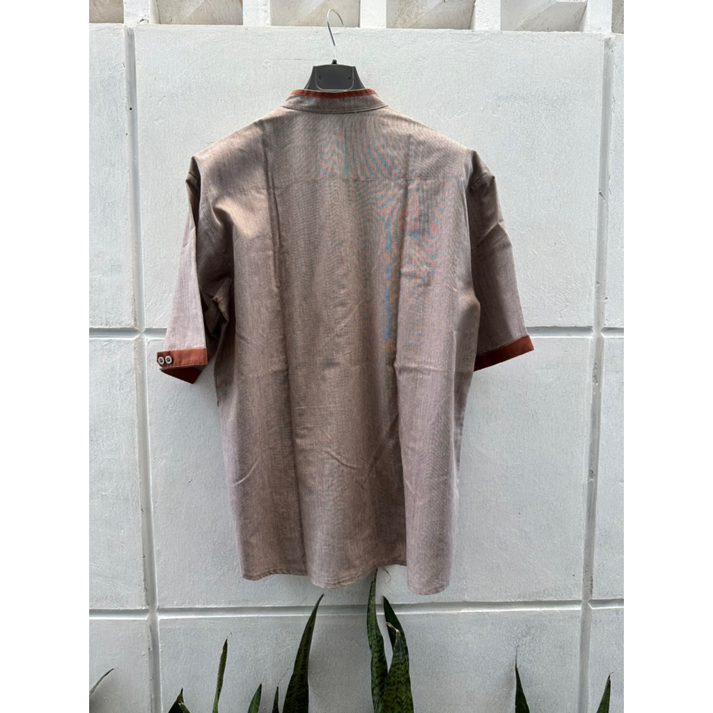 Wanoja baju Koko Pria katun adem