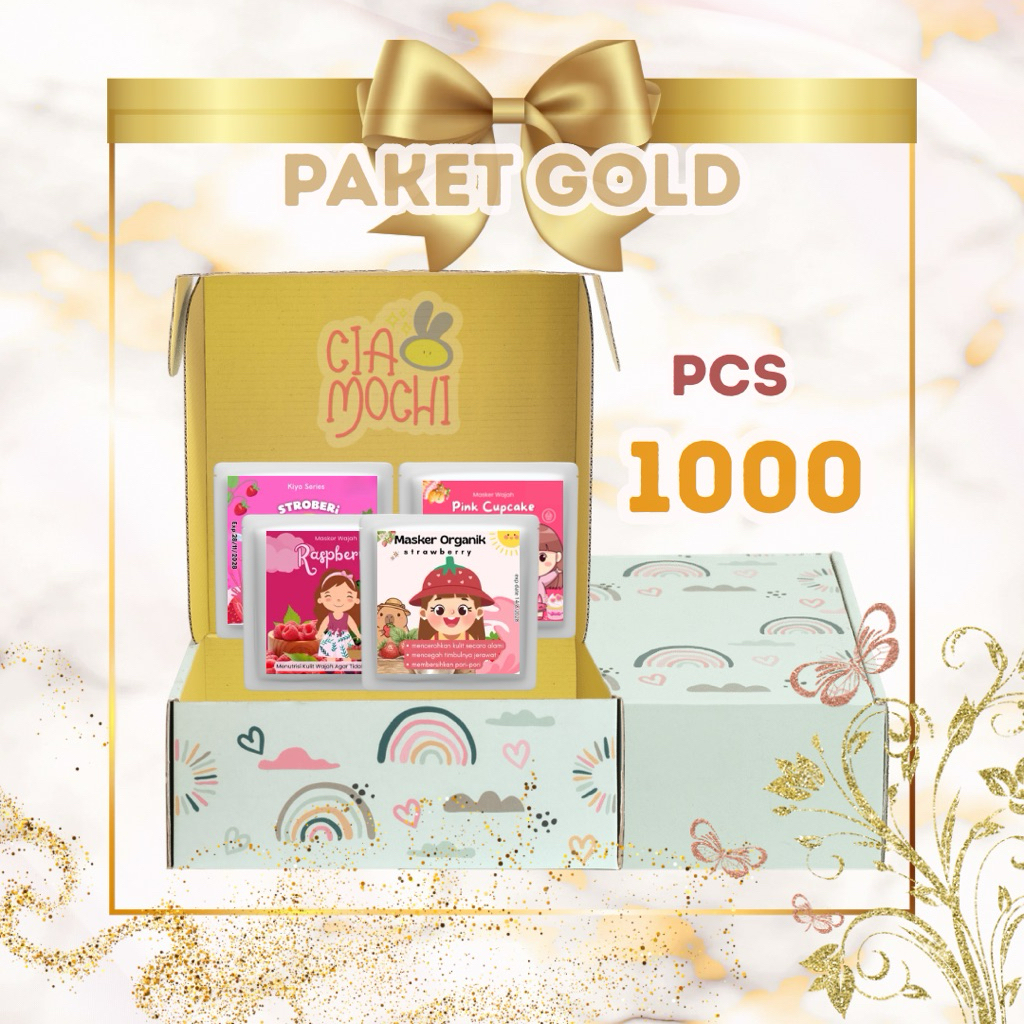 (1000pcs) Paket Reseller Pemula Masker Organik/Masker Wajah/Masker Anak Murah