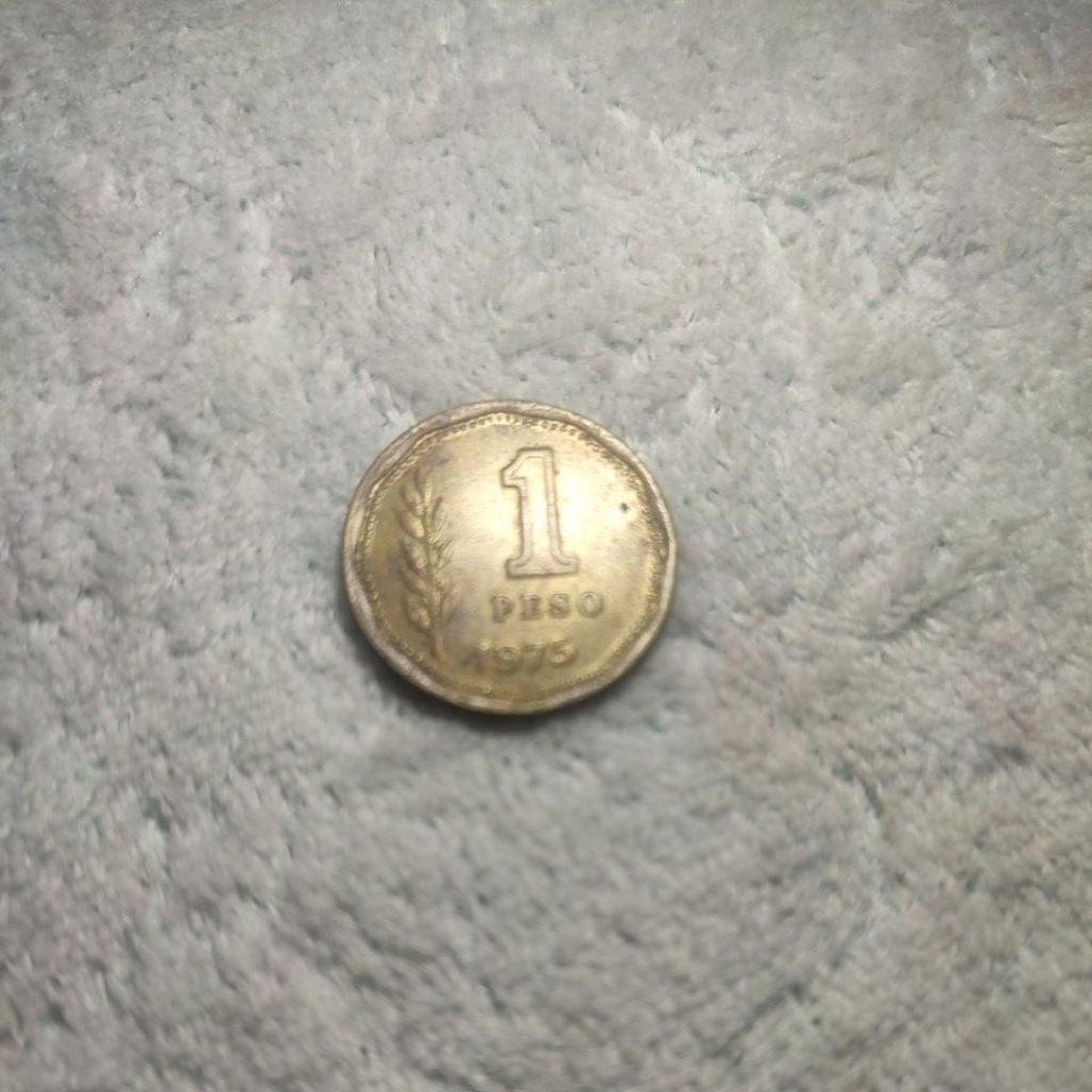 Koin kuno 1 peso Argentina 1975