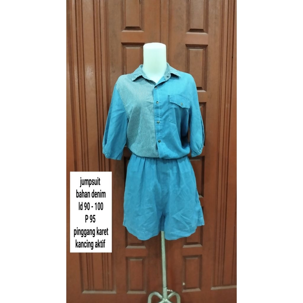 jumpsuit kotak/jumpsuit kulot/ jumpsuit kekinian/ overall panjang/ overall kekinian/P.L