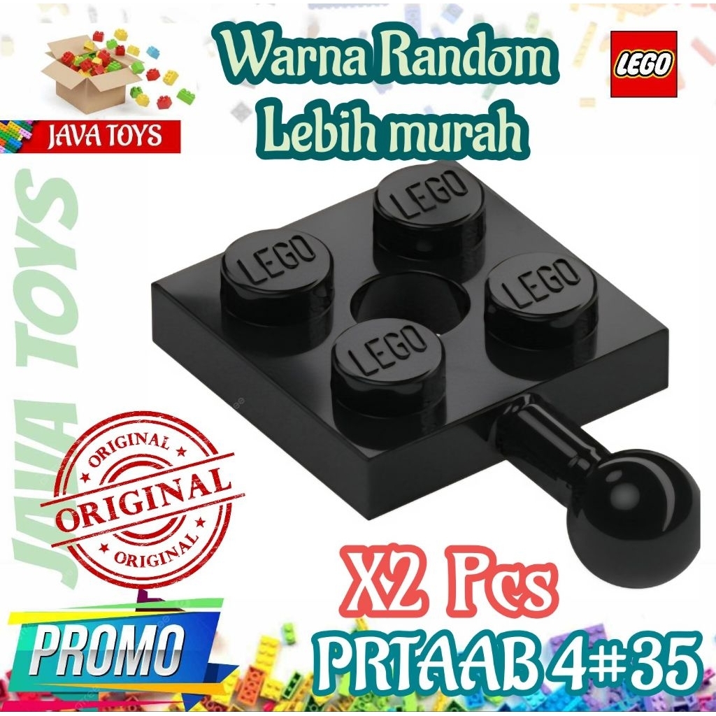 ©LEGO Ori Parts ( PRTAAB.4 - 35 ) LEGO Plate Modified 2 x 2 TowBall