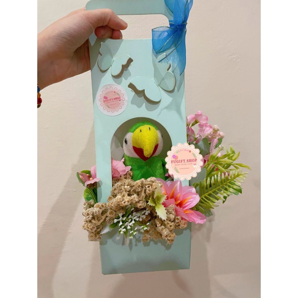 bouquet flower/kotak box bunga/bloom box bunga/bloom box flower/buket bunga artifical/bloom box bone