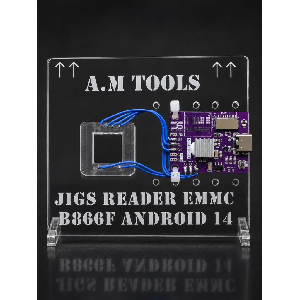 JIGS READER EMMC STB B866F V1.1 ANDROID 14