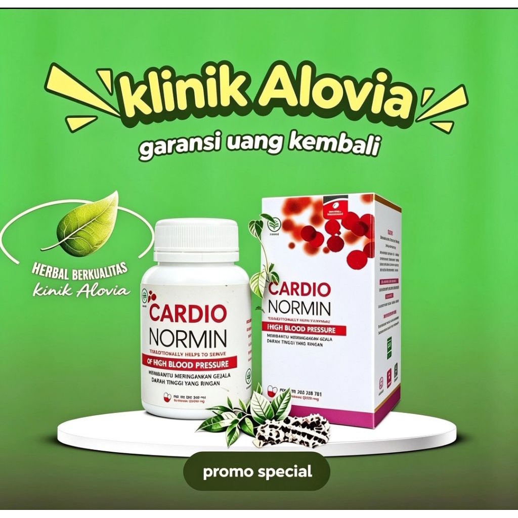 CARDIO NORMIN Asli Cardionormin original obat hipertensi darah tinggi kolesterol terlaris
