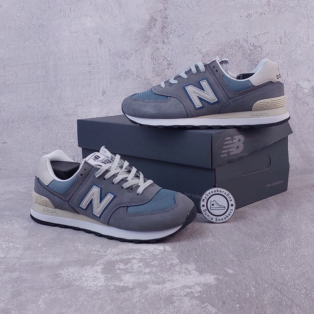 Sepatu Kasual NB 574 Steel Grey