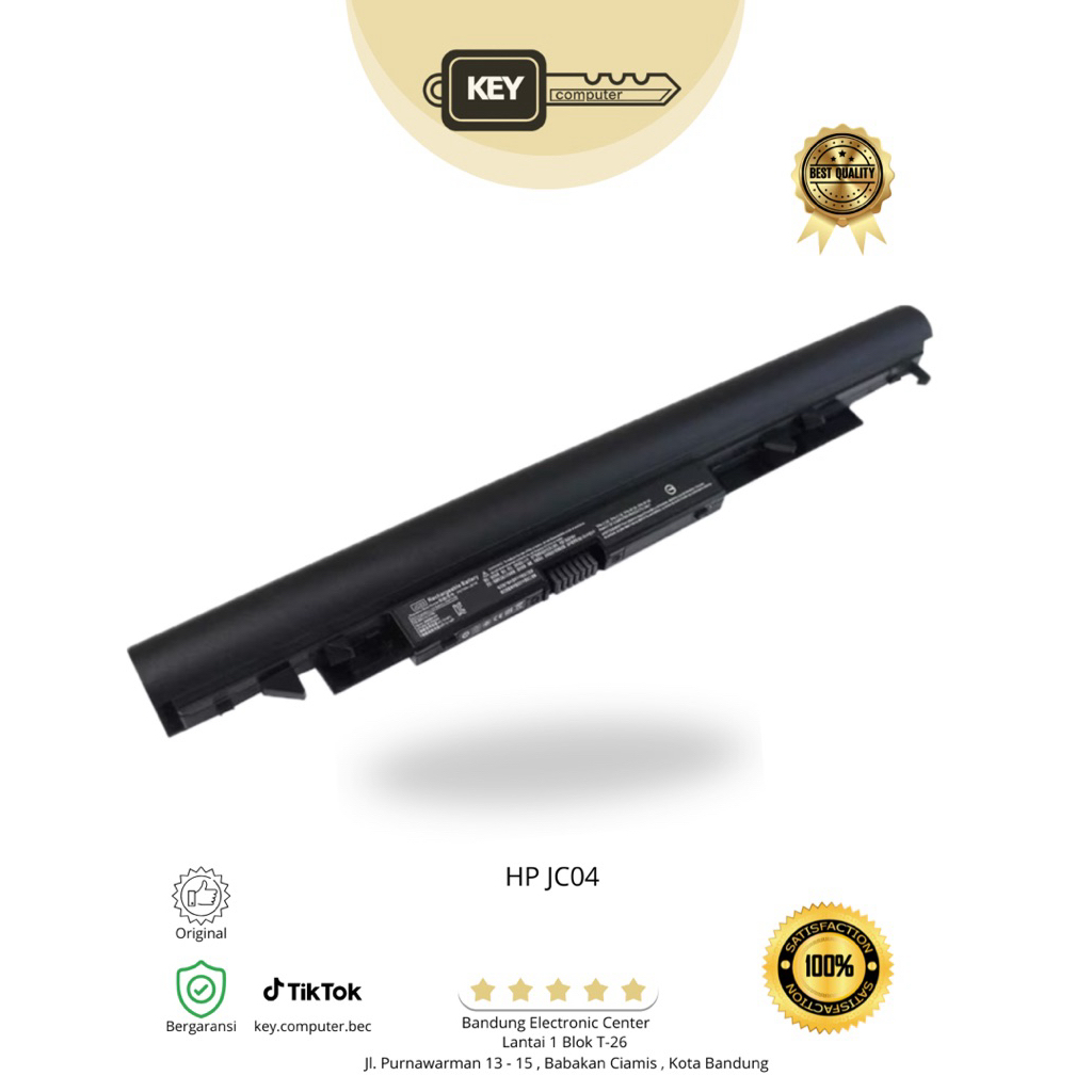 Baterai Laptop HP JC04