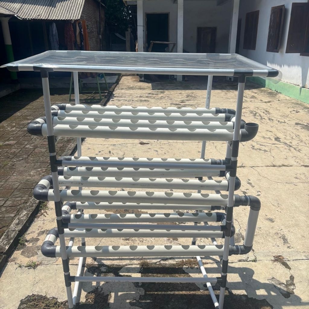 Hidroponik Pipa Paralon Paket Hidroponik Pipa Paralon 120 Lubang Semai