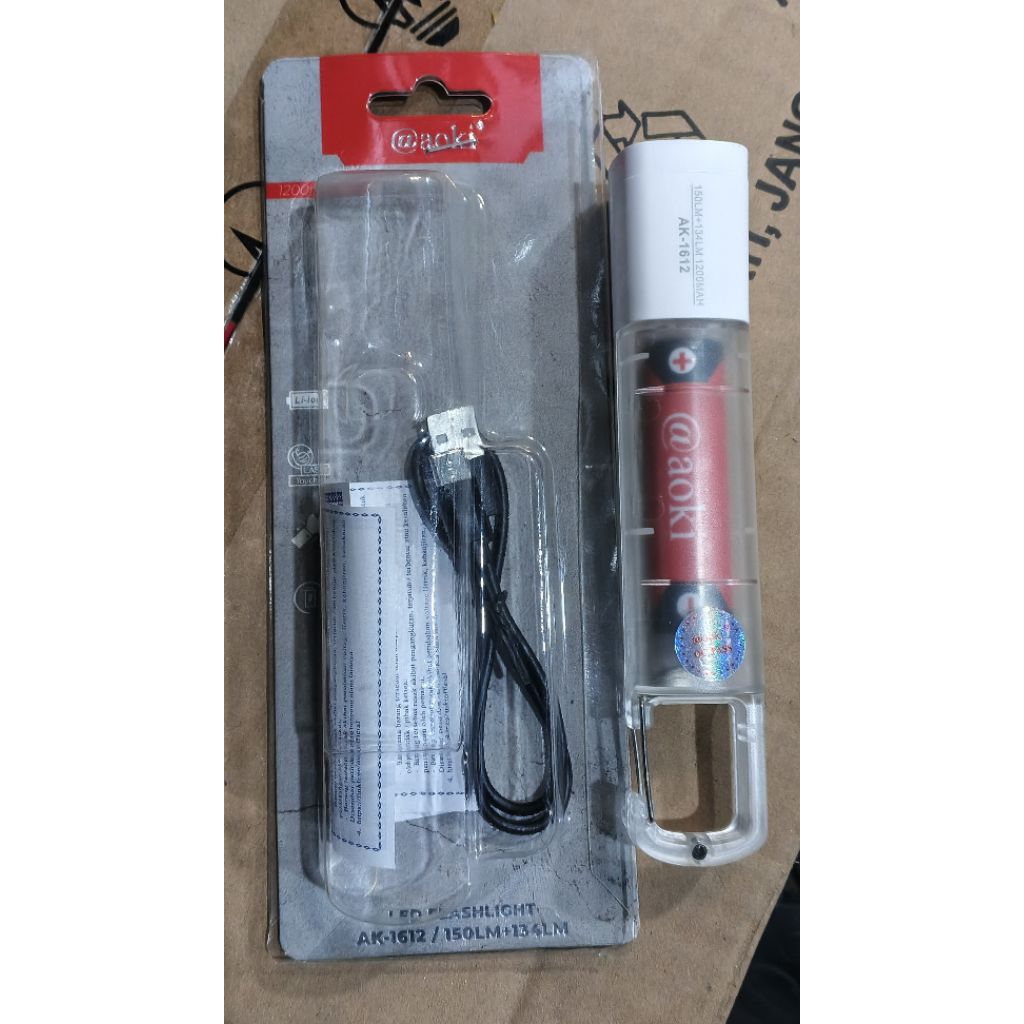 lampu senter cas Aoki kuat dan tahan lama