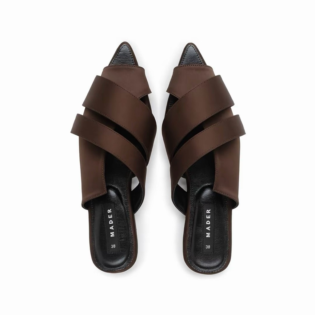 MULES SATIN MADER