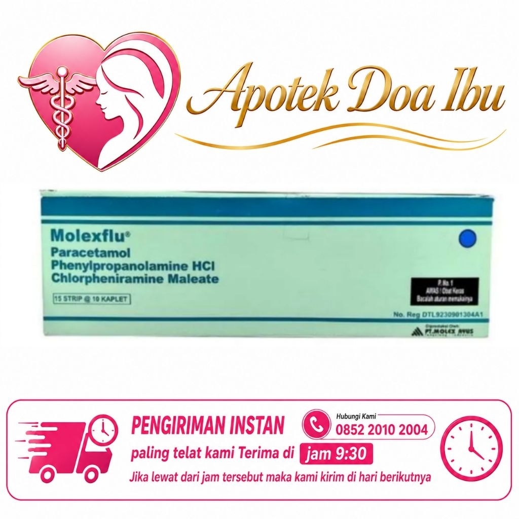 molex flu 1 strip 10 tablet