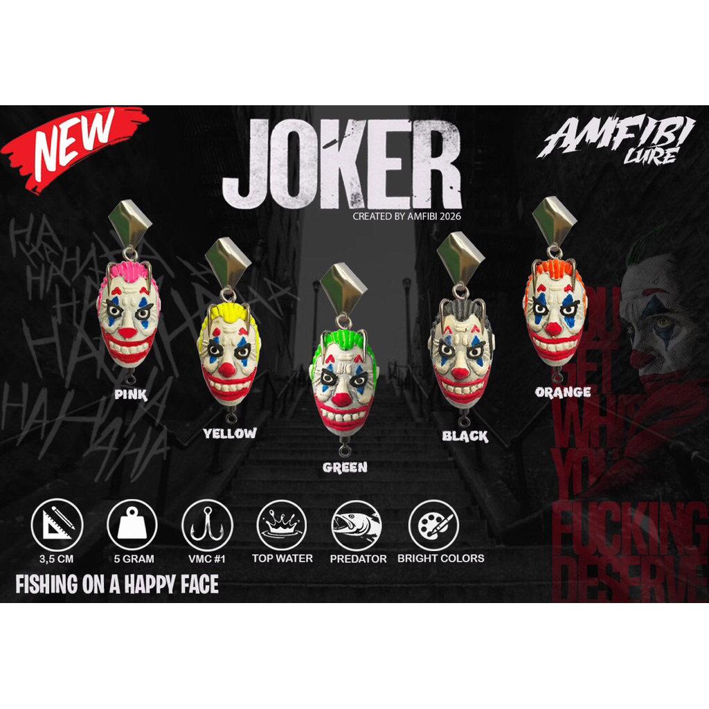 Joker New lure 3D by Amfibi lure