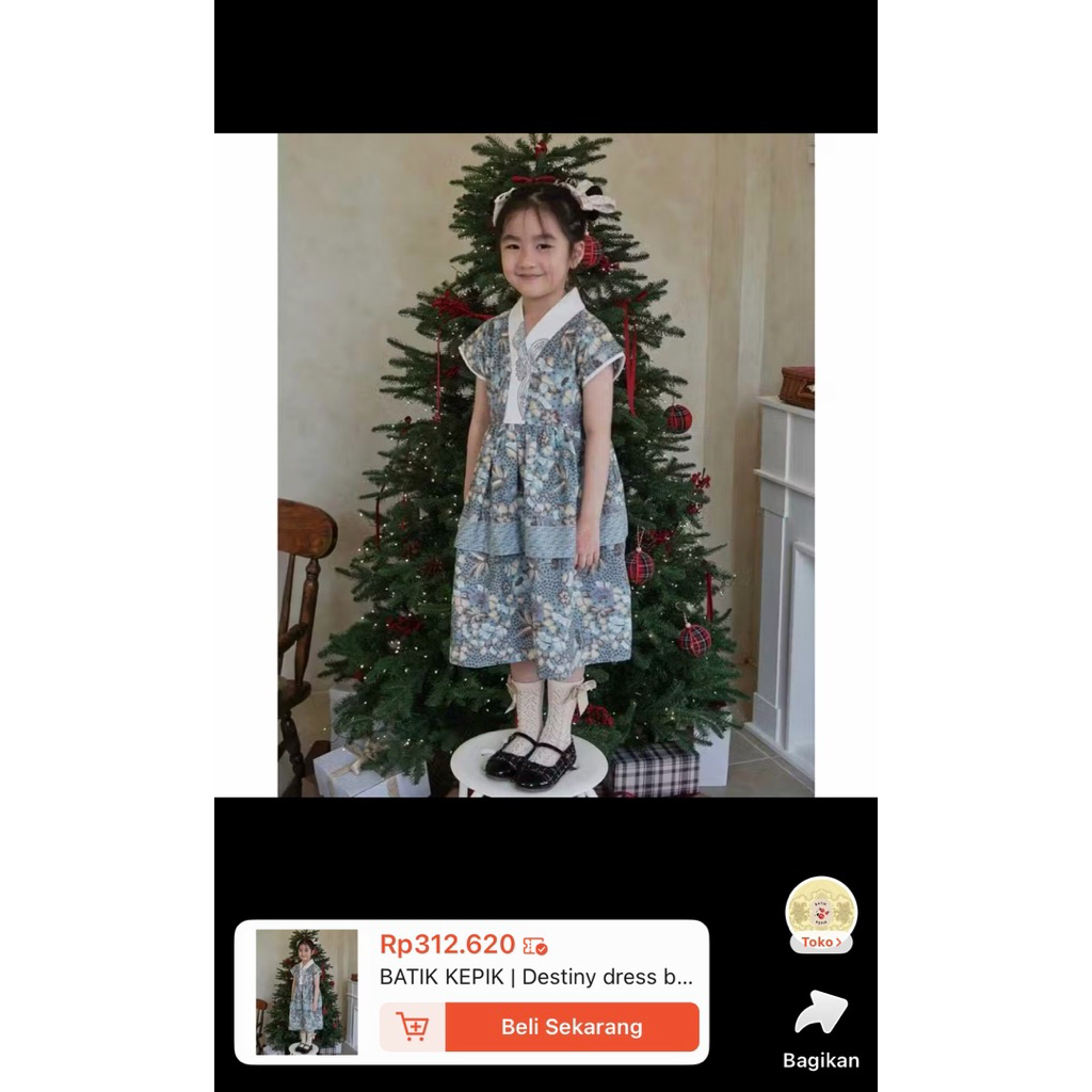 Batik Kepik dress NEW